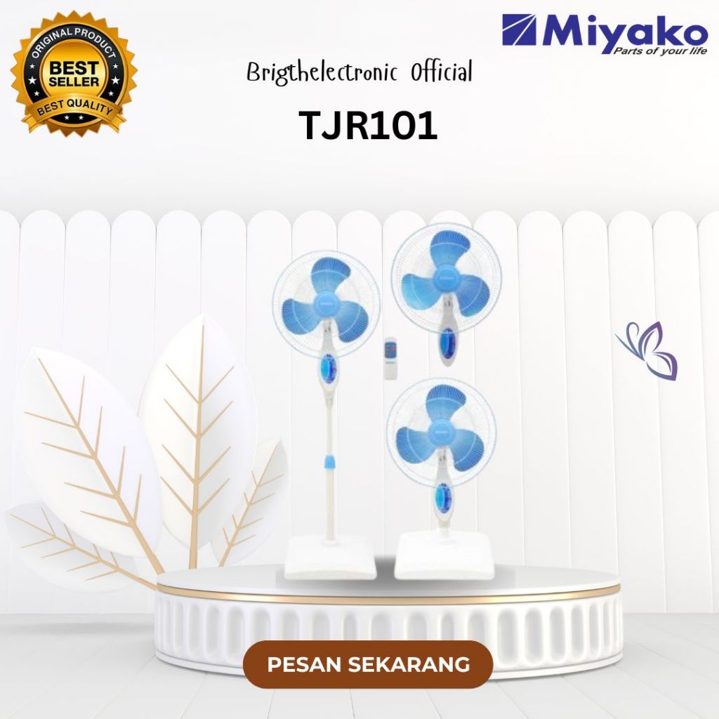 STAND FAN TJR101 MIYAKO / KIPAS ANGIN BERDIRI MIYAKO TJR101/TJR-101/TJR 101