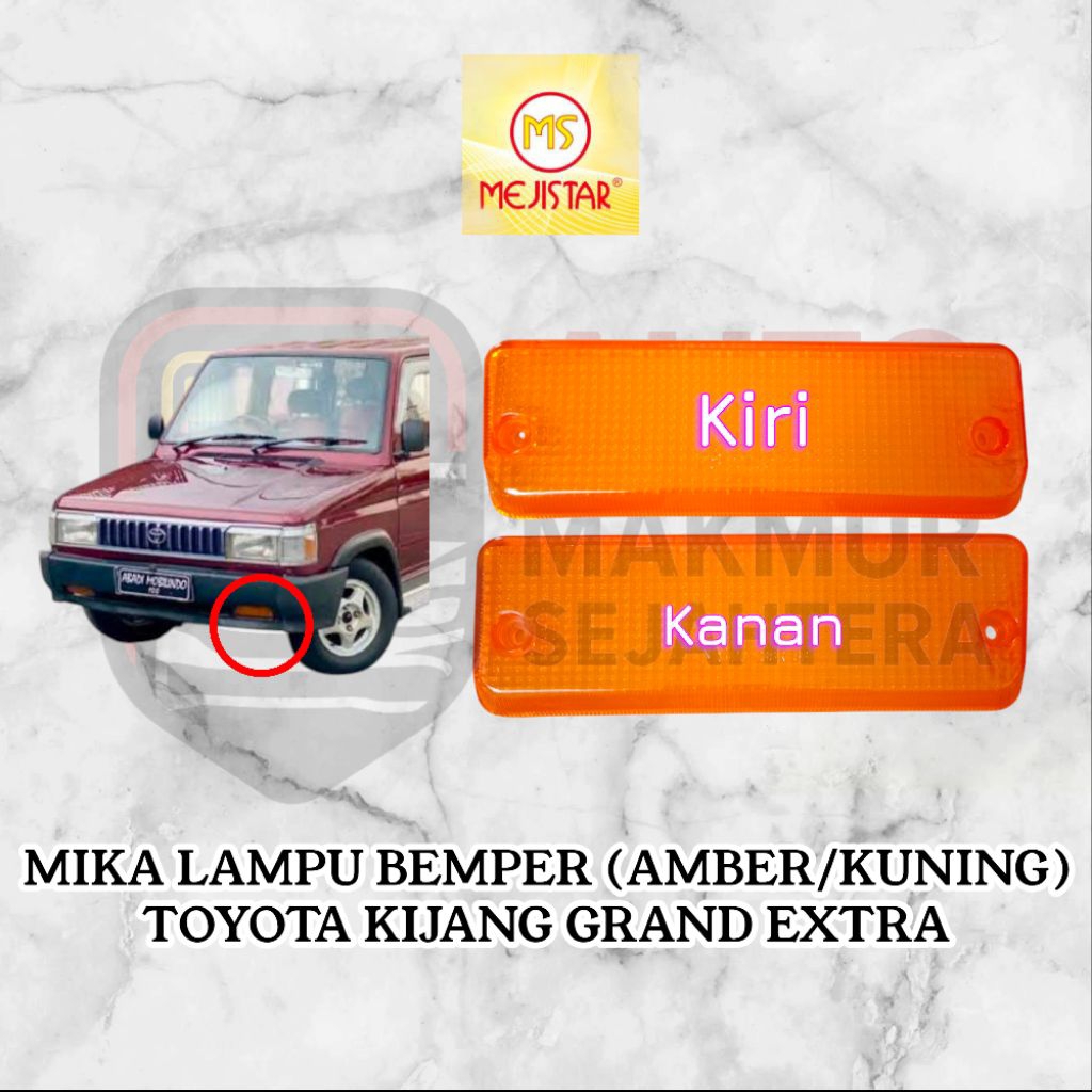 Mika Lampu Bemper Bumper Toyota Kijang Grand Amber Yellow Kuning