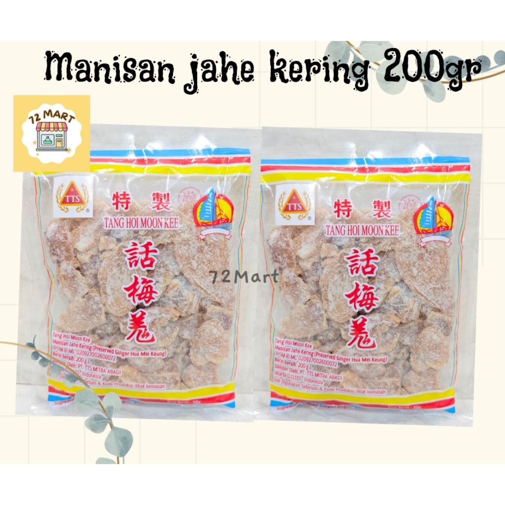 

Tang Hoi Moon Kee Manisan Jahe Kering 200gr | Manisan Jahe | Jahe Teng