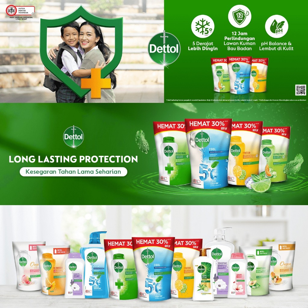Dettol Body Wash Refill - Sabun Mandi