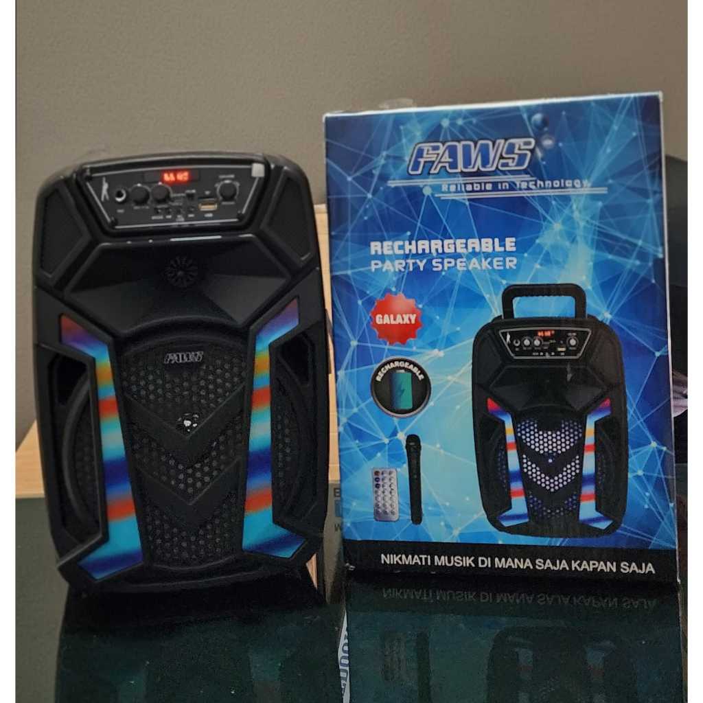 SPEAKER PORTABLE FAWS FS30 8 INCH / SPIKER BLUETOOTH