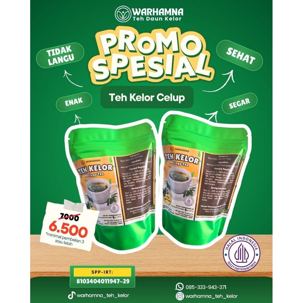 

TEH CELUP DAUN KELOR PAKET HEMAT