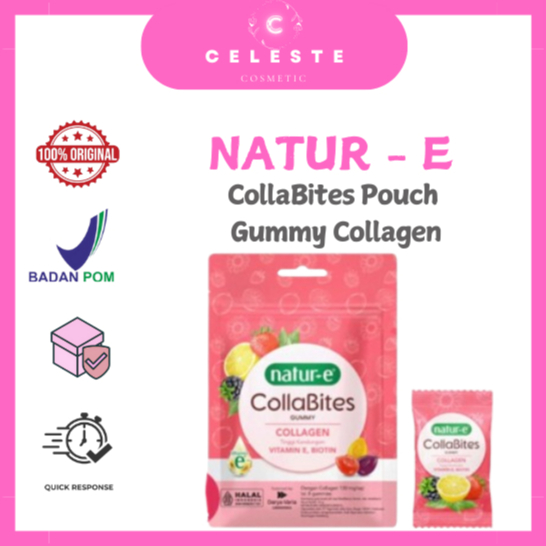 𝑪𝑬𝑳𝑬𝑺𝑻𝑬 – NATUR-E | CollaBites Pouch Gummy Collagen