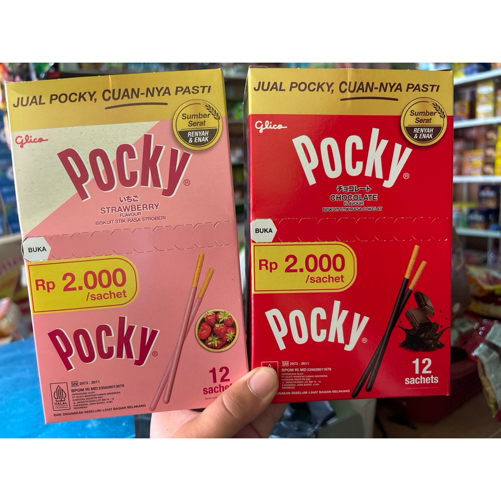 

pocky sachet 2rb 1box isi 12pcs (grosir)