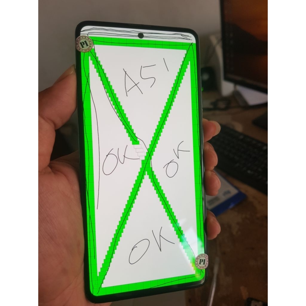 Lcd samsung a51 ori copotan normal