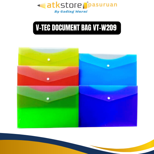 

V tec action case map kancing W 209 A3 Folio berdiri tidur