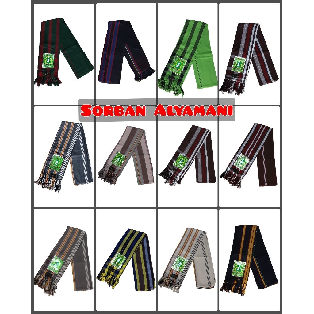 Sorban Alyamani | Rida' Alyamani | Sorban rayon 100% | Sorban habaib | Sorban habib