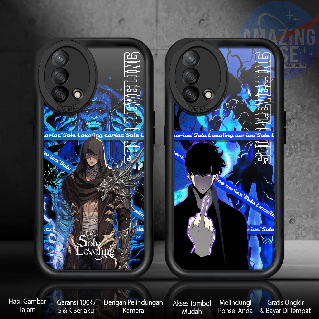 Softcase Glass kaca For OPPO A74 4G A95 4G F19 F19S CPH2219 CHP2365 CHP2219CHP2219 SOLOLEVELING Casi