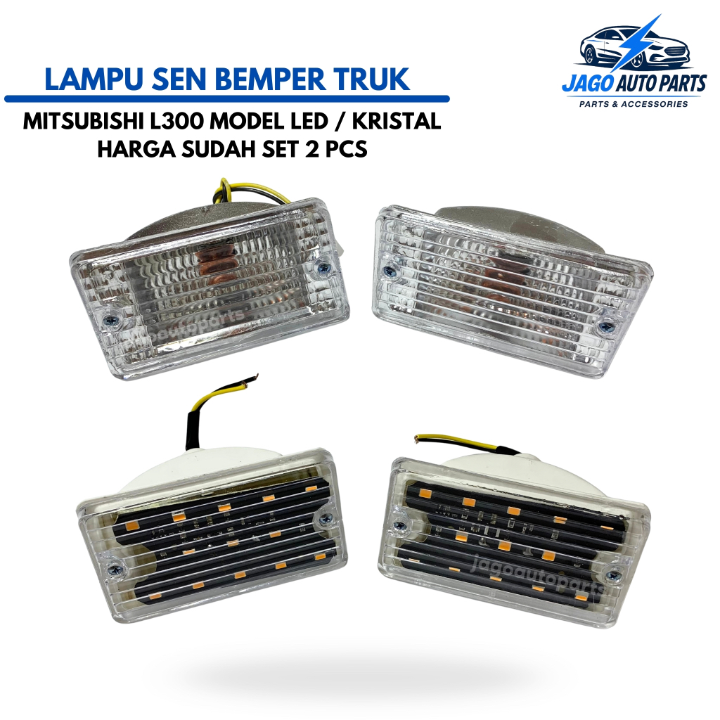 Lampu Sen Bemper Truk Mitsubishi L300 Model Led / Model Kristal HARGA SET 2PCS Original High Quality