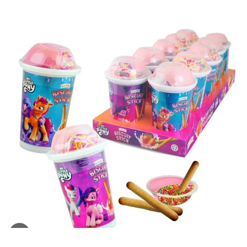 

MY LITTLE PONY BISCUIT STICK STRAWBERRY & SPRINKLES/Unicorn Strawberry Chocolate Tub/snack import/biscuit import/nyamnyam/oleholehimport/oleholehluarnegeri/snackluarnegeri/biscuitcoklatstwaberry