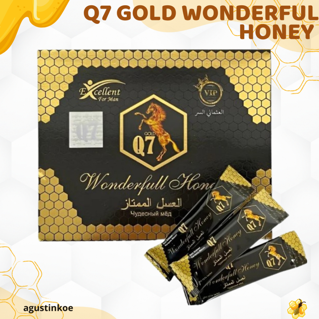 

GOLD Q7 WONDERFUL HONEY EXCELLENT FOR MEN / MADU MACUN Q7 ORIGINAL