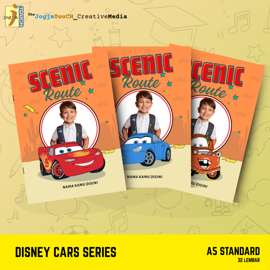 

Buku Custom CARS SERIES A5 | Petualangan Balap 32 Lembar | Cover Glossy & Kertas Premium