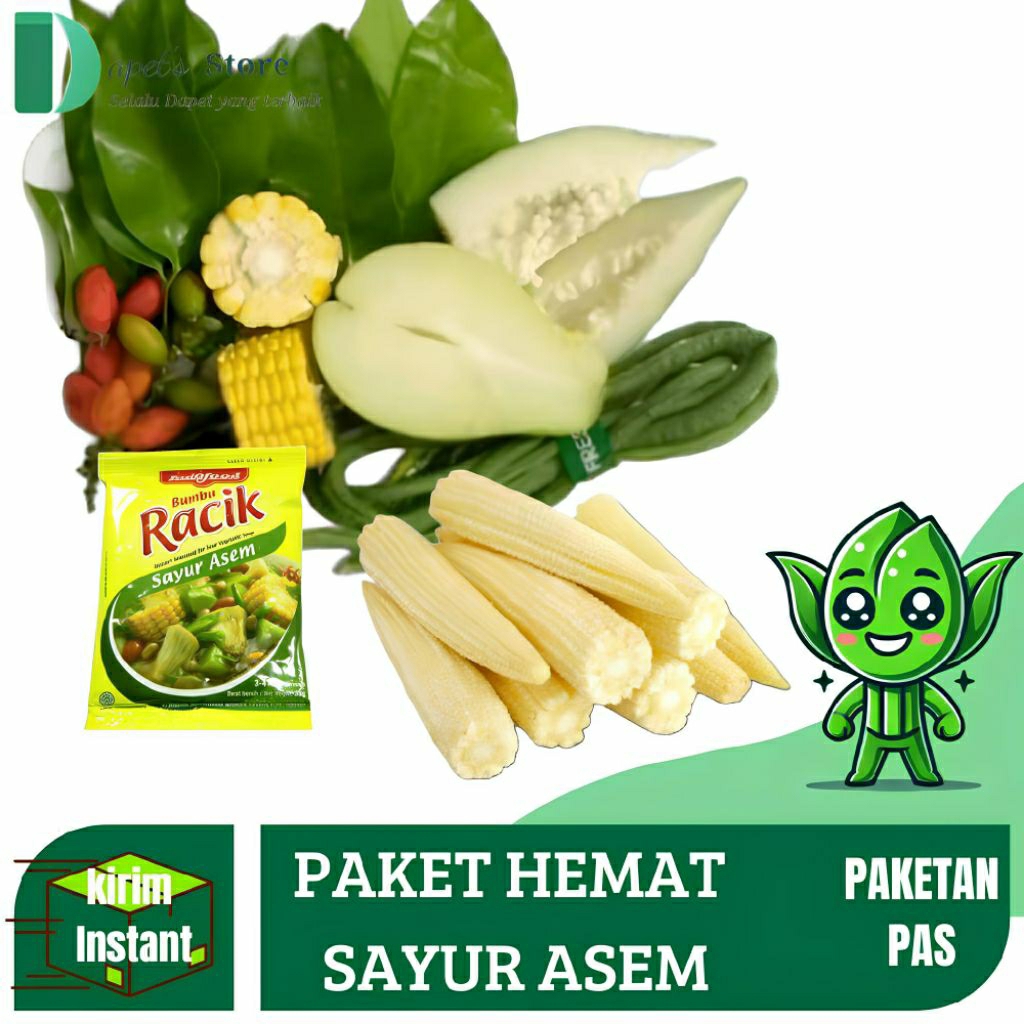

Paket Komplit Sayur Asem Sayuran Segar Hemat 1 Pack - Dapet'S Store