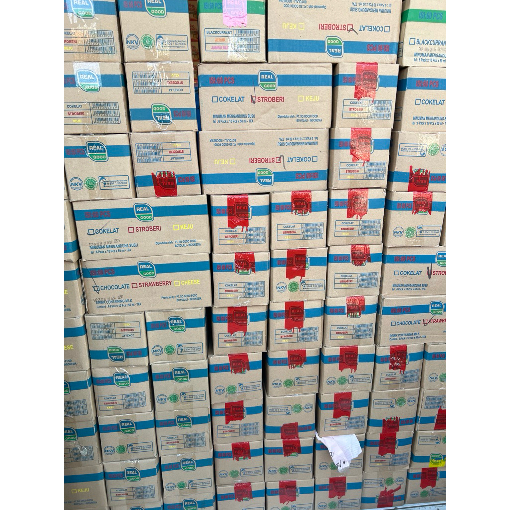 

real good susu dus 50ml susu rasa buah