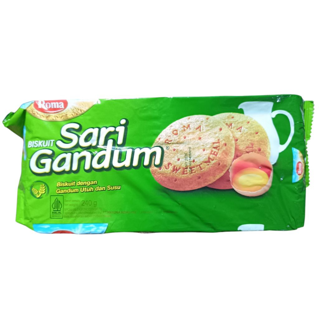 

Roma Biskuit Sari Gandum 240gr Family