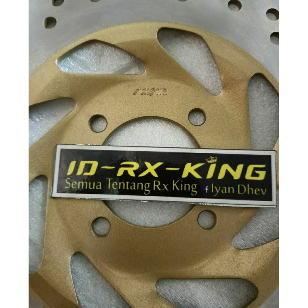 NOS ORIGINAL PIRINGAN CAKRAM KUNING RXKING 2002 2003 SE GOLD ORIGINAL YAMAHA GENUINE PART STOK LAWAS