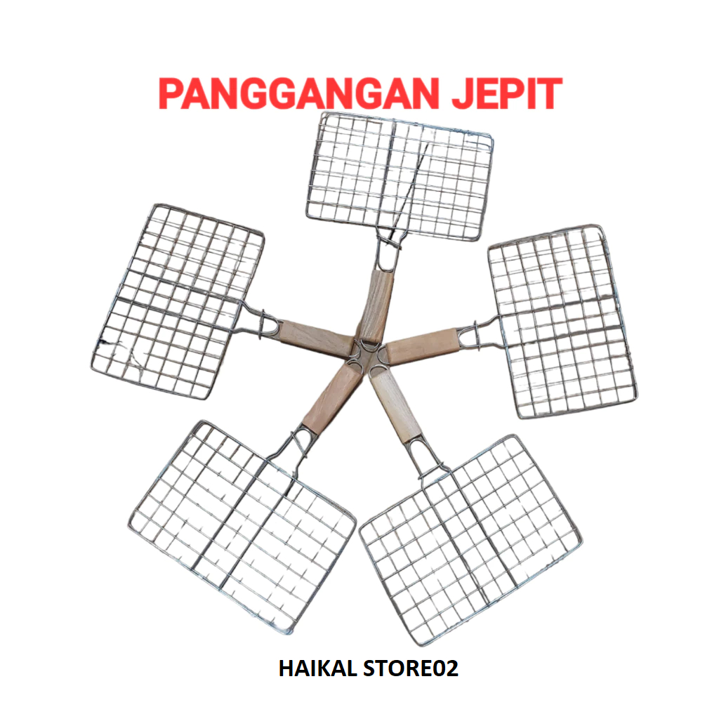 ANGGANGAN JEPIT STAINLESS / Panggangan Ikan / Panggangan Jepitan / Alat Panggang Capit