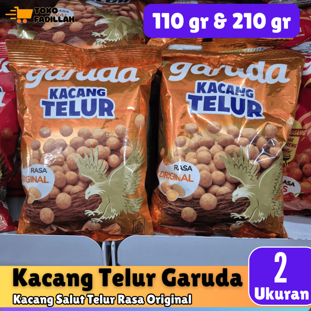 

Garuda Kacang Telur 110gr & 210gr