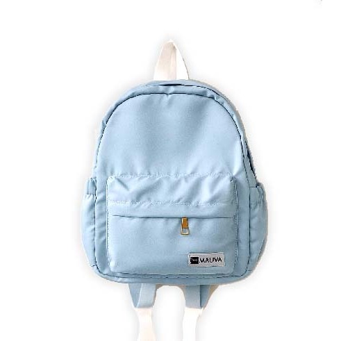 Backpack Wanita Mini Biru – Ransel Mahasiswa, Fashion Korea Jepang Kekinian - MAUVA Pilihan Wanita