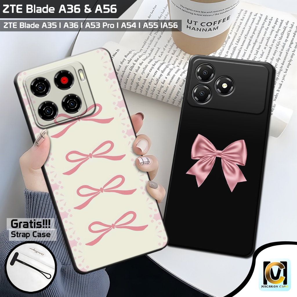 Case ZTE Blade A56 & ZTE Blade A36 Terbaru 2025 Motif Pita | SoftCase HP ZTE Blade A56 | ZTE Blade A