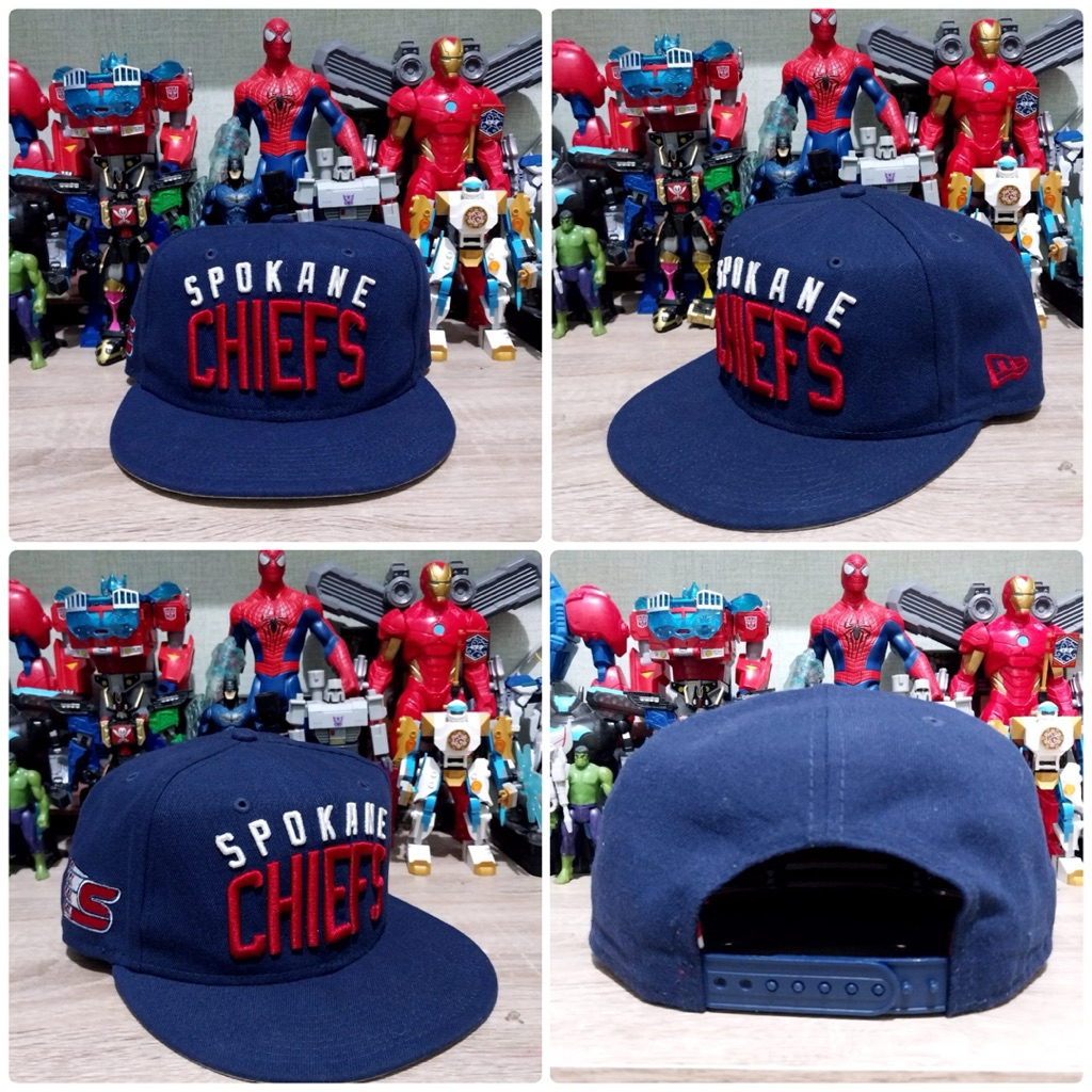 Topi NE X Spokane Chief Snapback Minor League 9Fifty OSFM Original Fit