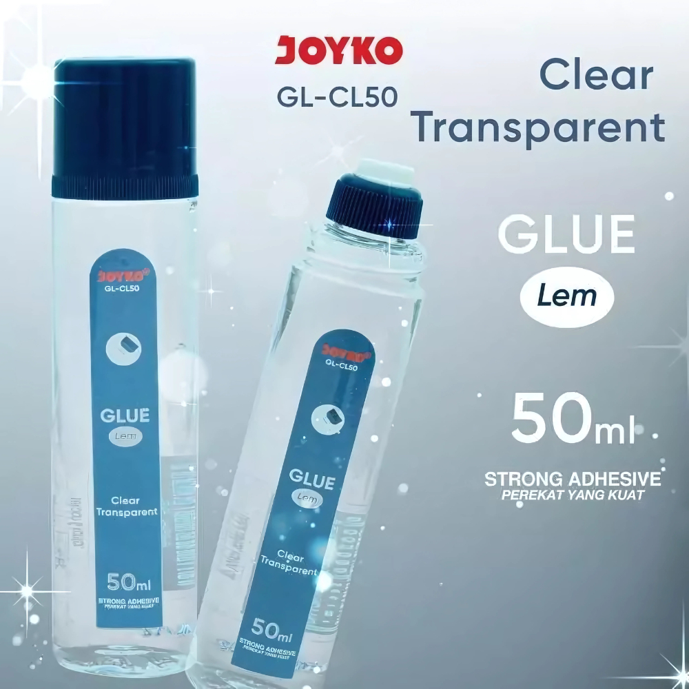 

Komplit - Liquid Glue/Lem Kertas Cair Joyko/Lem Kertas Cair LG-CL50 50ML