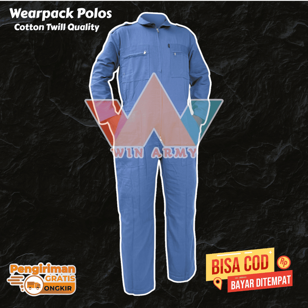 Wearpack baju kerja safety / katelpak merah