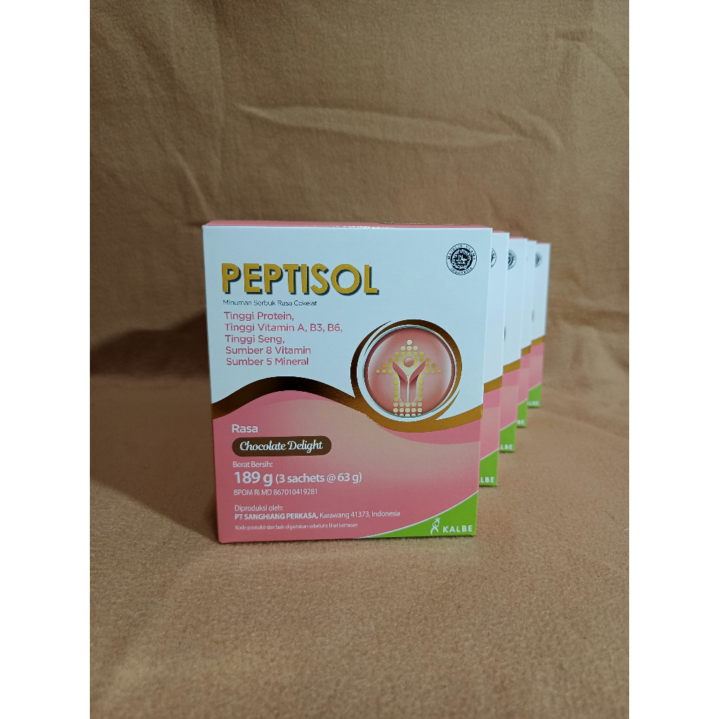 

Bundle 5 (LIMA) Peptisol Vanilla Cokelat