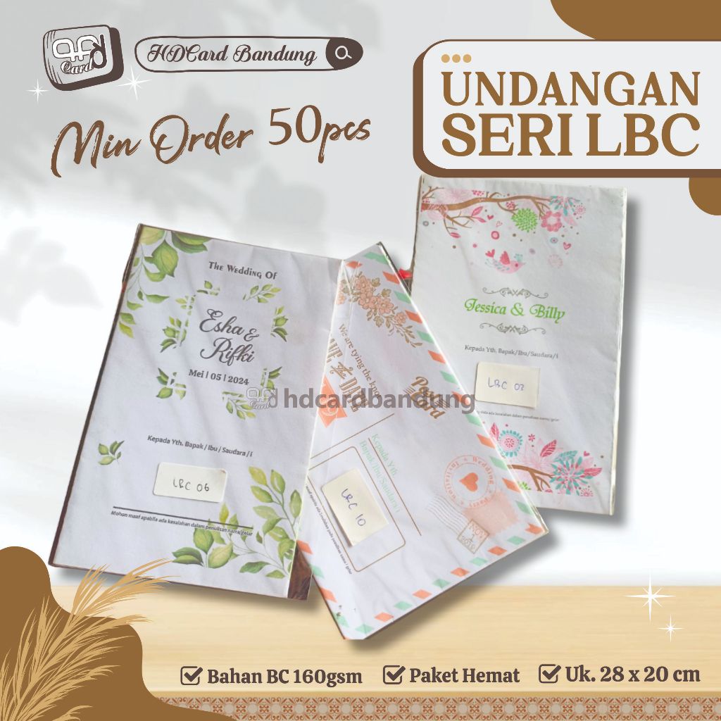 [LBC] Undangan Unik Murah Undangan Pernikahan Khitanan