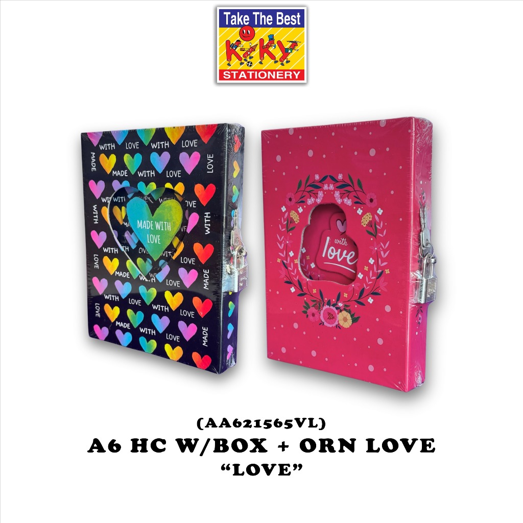 

Diary Book / KIKY A6 Hard Cover Wire-O with Ornament in Hole Ukuran A6 - 1 Buku