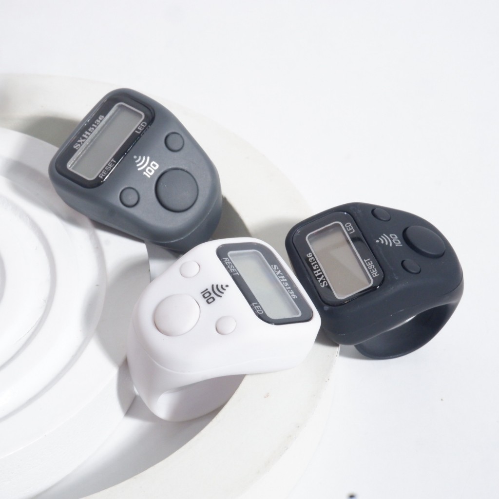 darunni - tasbih digital cincin amira beep polos led cantik