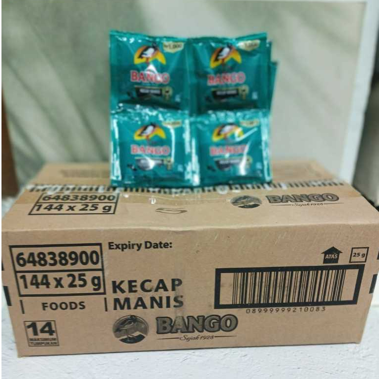

Bango Kecap Manis Renteng 25gr ecer @1000 (1 karton isi 12 rtg x 25 gr)