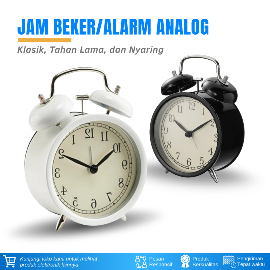 Jam Beker JAM WEKER ALARM jam meja Jam Beker JAM WEKER