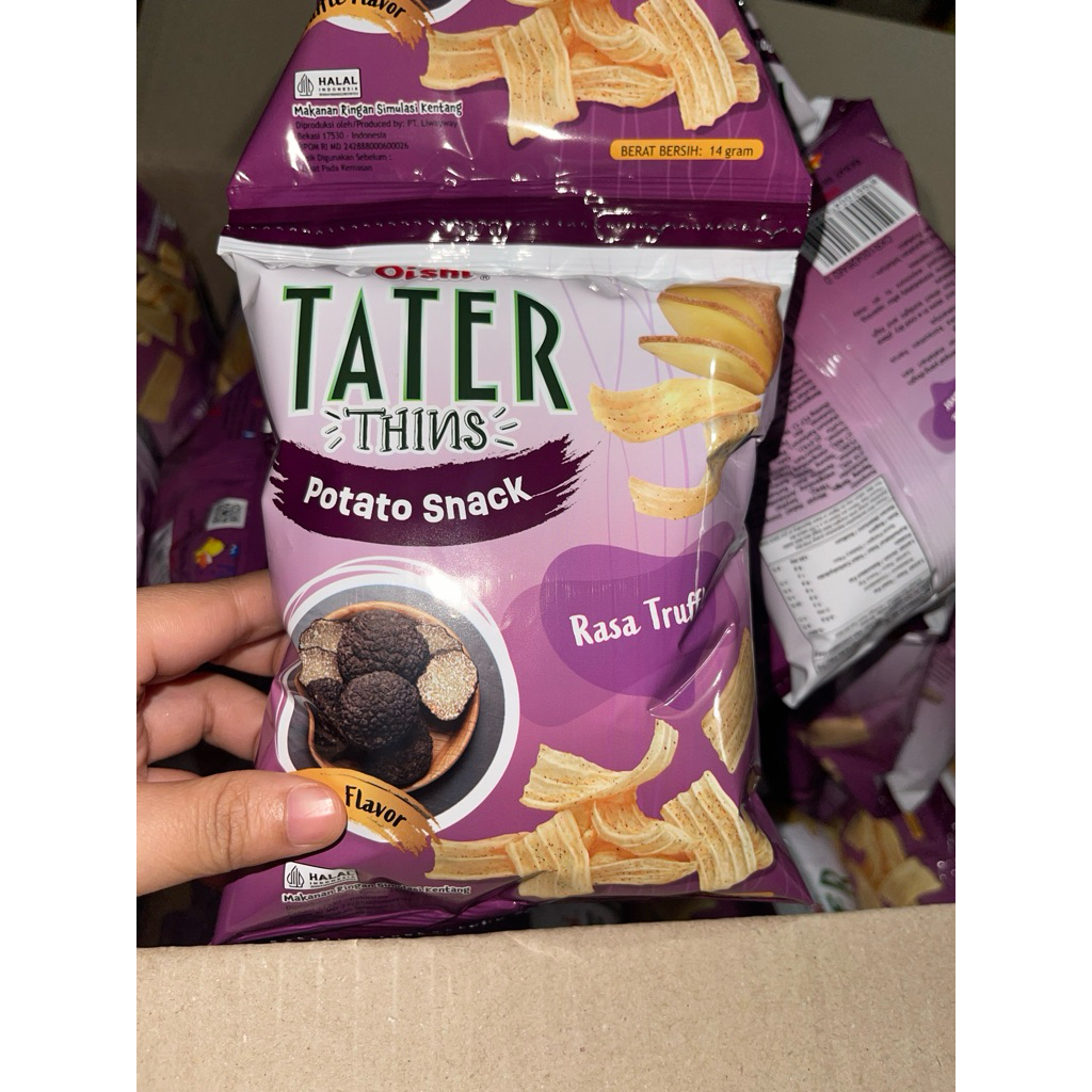 

Oishi Tater Thins Potato Snack Truffle 10pcs