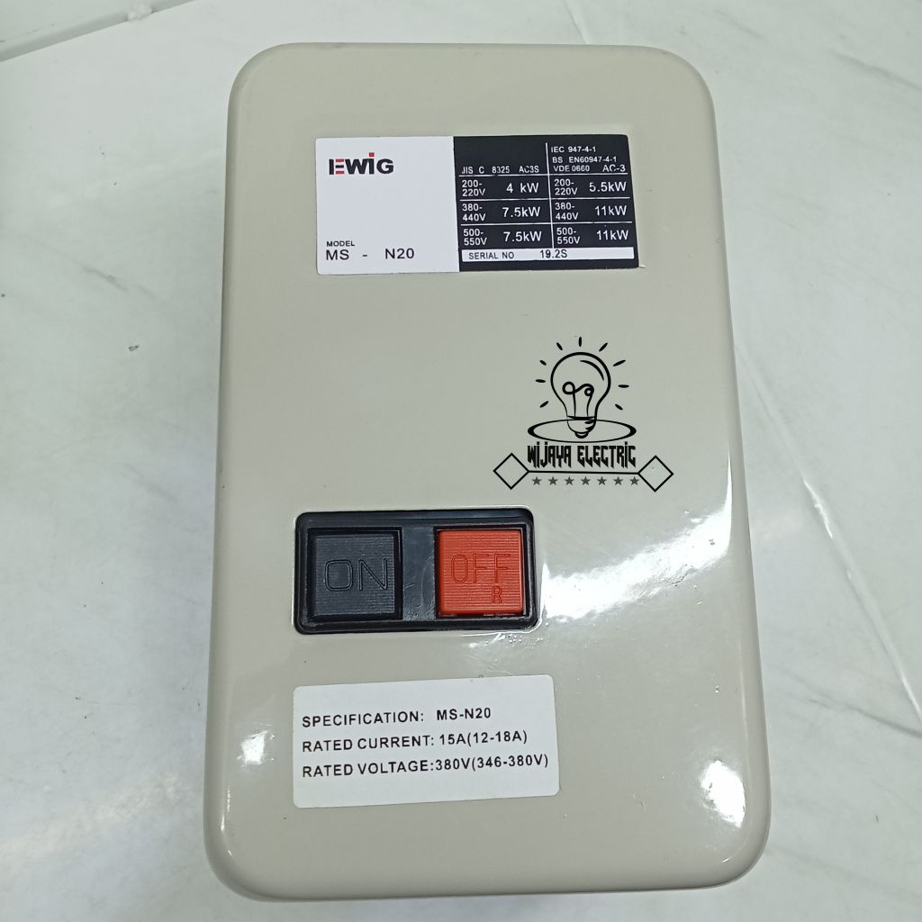 contactor MSN 20 ewig 380v original