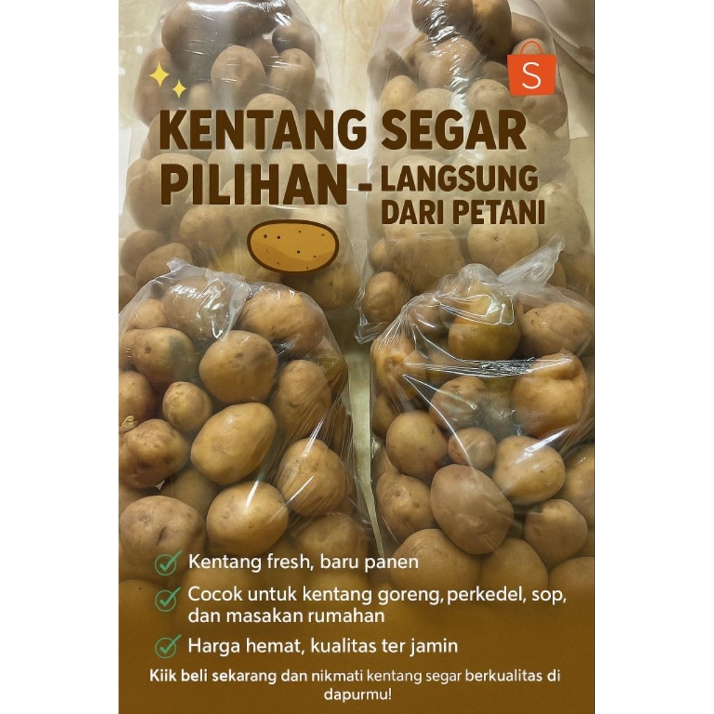 

Kentang Segar Pilihan – Langsung dari Petani