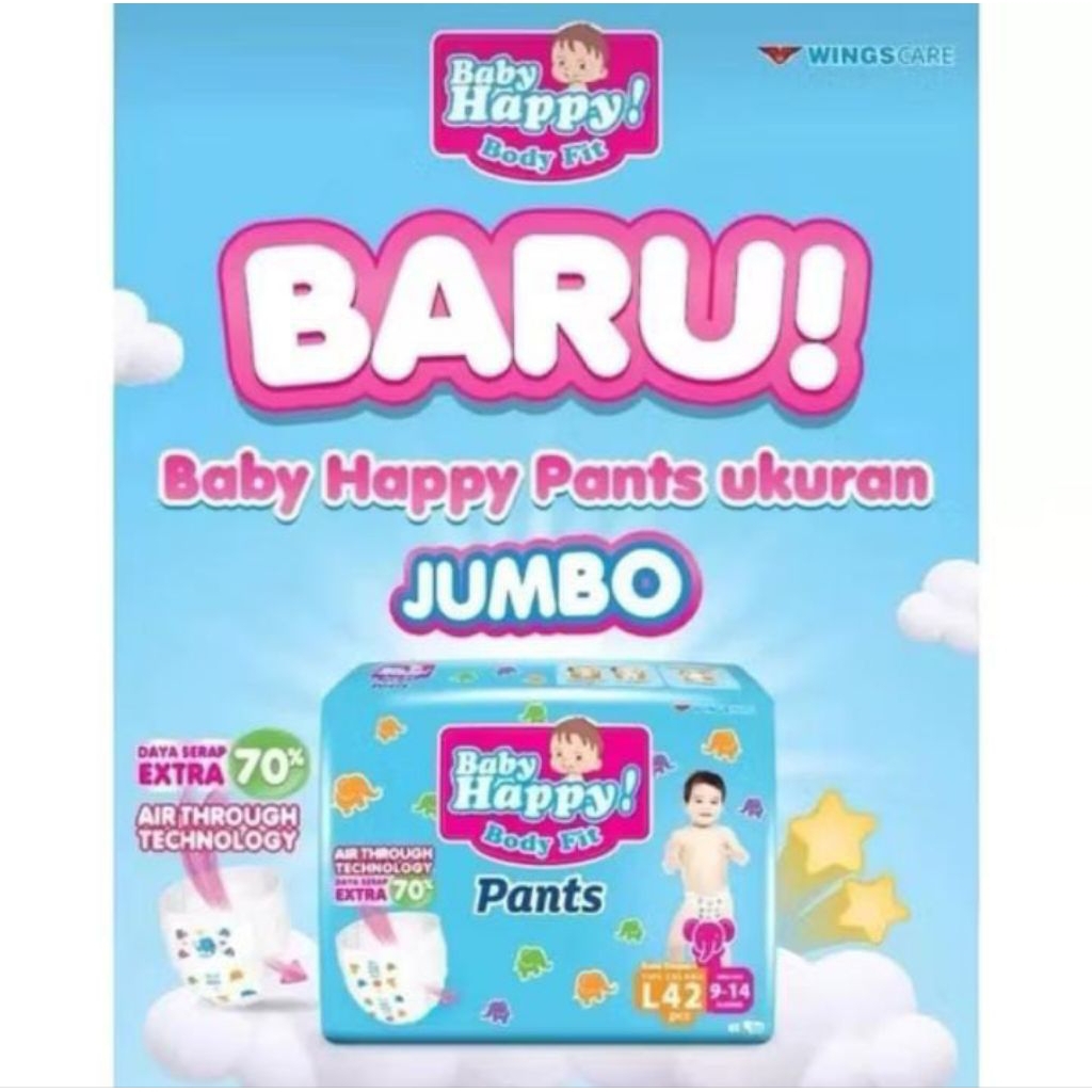 Baby Happy Pants M48/L42/XL38