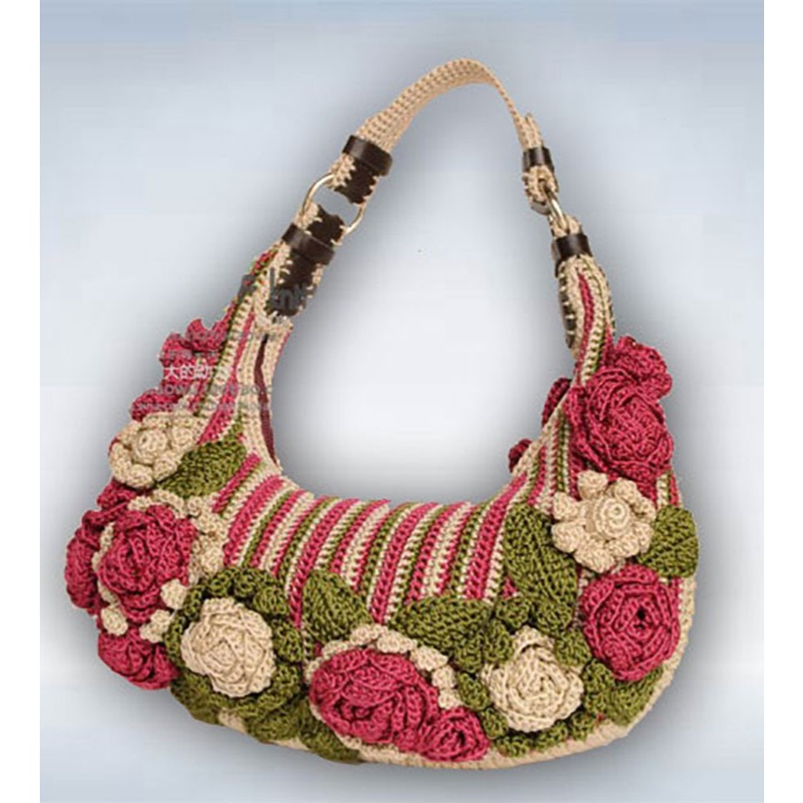 Tas Selempang Rajut Handmade Tas Pesta Tas Jinjing Kekinian