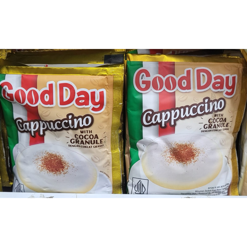 

GOOD DAY CAPPUCCINO ISI 5 SACHET
