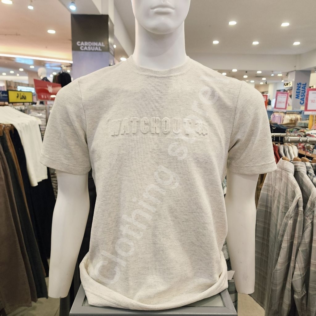 WATCHOUT JEANS ORIGINAL kaos pria lengan pendek cream JK402650105