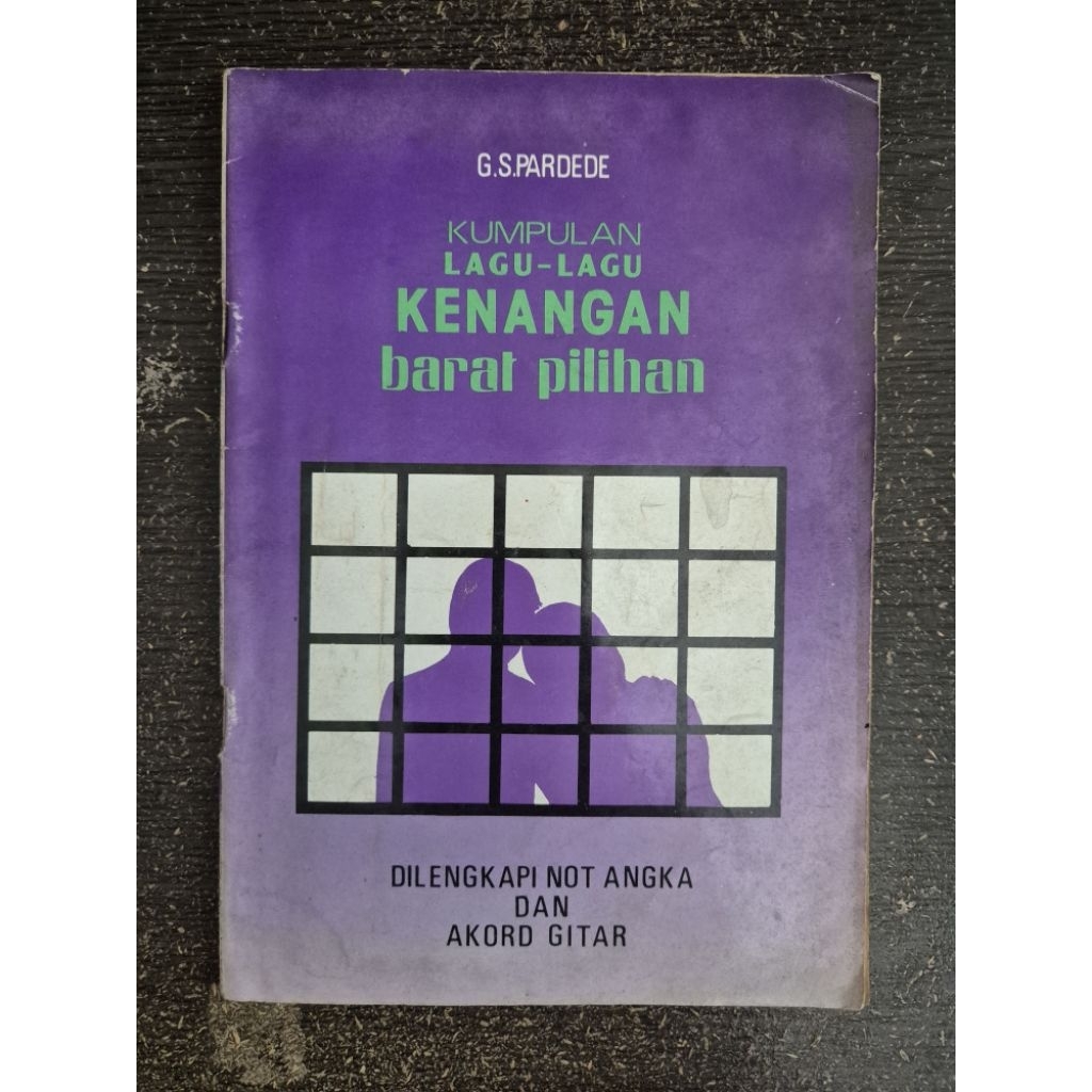 PRELOVED BUKUl Buku Kumpulan Lagu Lagu Kenagan Barat Dilengkapi Not Angka dan Akord Gitar Karya GS P