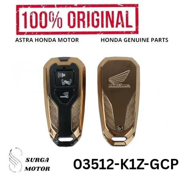 Kunci Remot Smart Key Remote Cover Copper Motor Honda ADV 160, PCX 160 & Vario 160 Stylo 160 Scoopy 