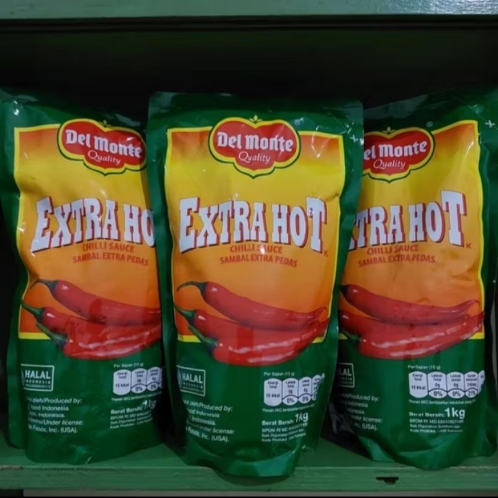 

Saos extra pedas Delmonte Saus Extra Hot Chili 1000 gr