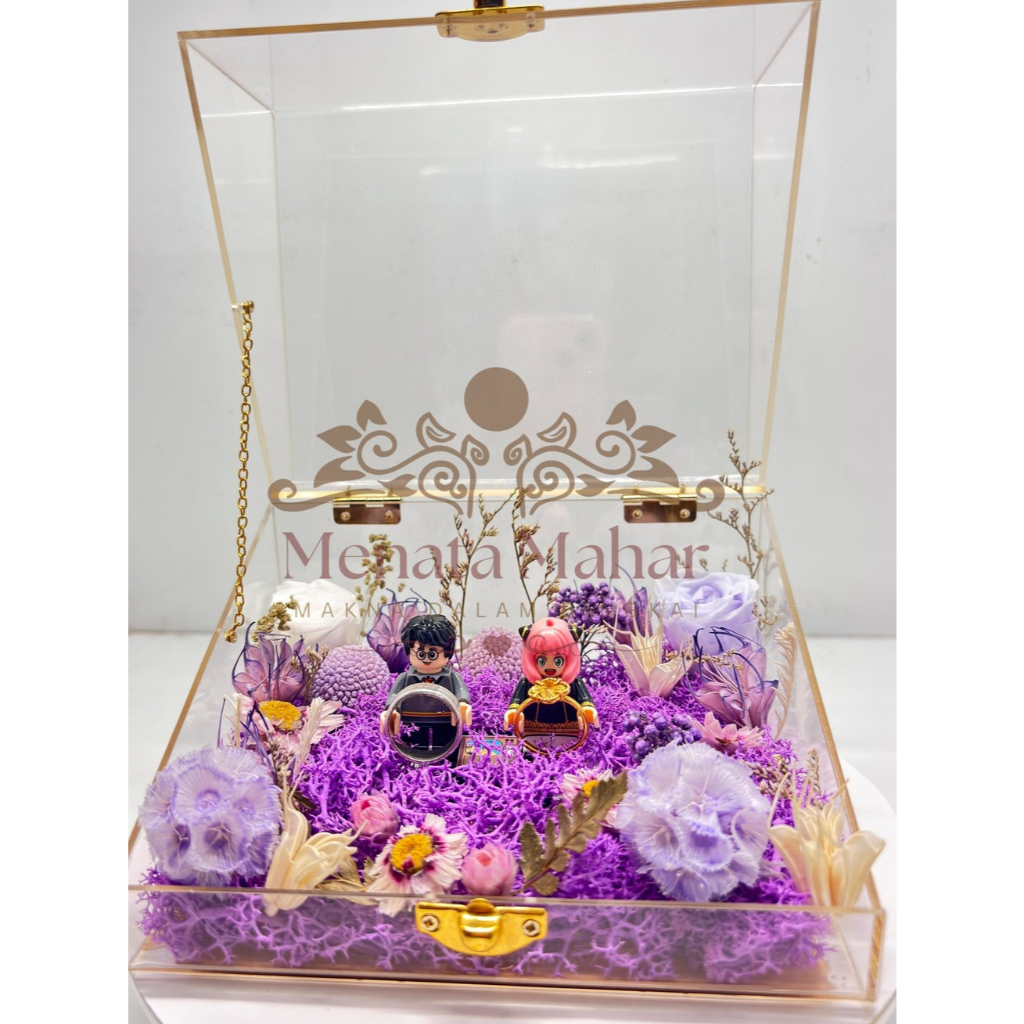 Ring Box Cincin Akrilik Custom – Kotak Pernikahan & Lamaran Elegan Minimalis