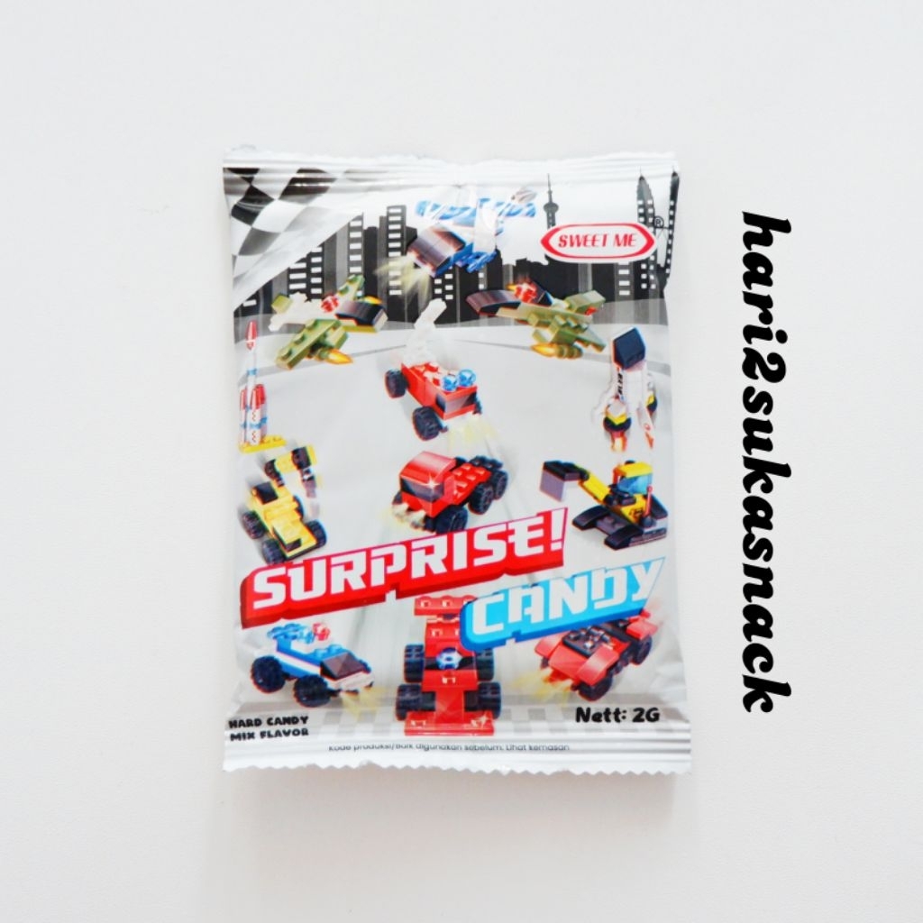 Permen Mainan LEGO MOBIL Surprise Candy Karakter Kendaraan Sweetme / Permen LEGO NINJA KING Sweet Me