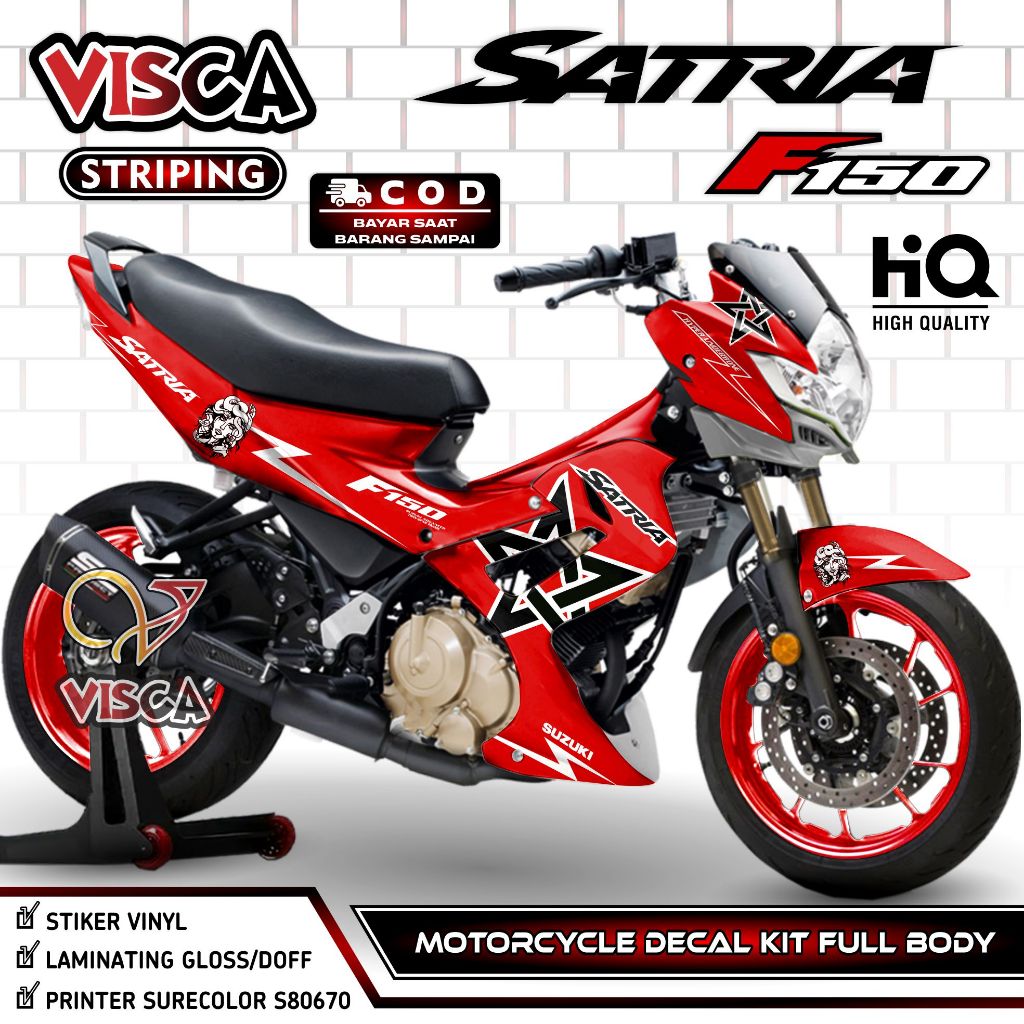 Decal Satria FU Barong Full Body - Stiker Satria FU Barong Full Body - Dekal Satria FU Barong Full B