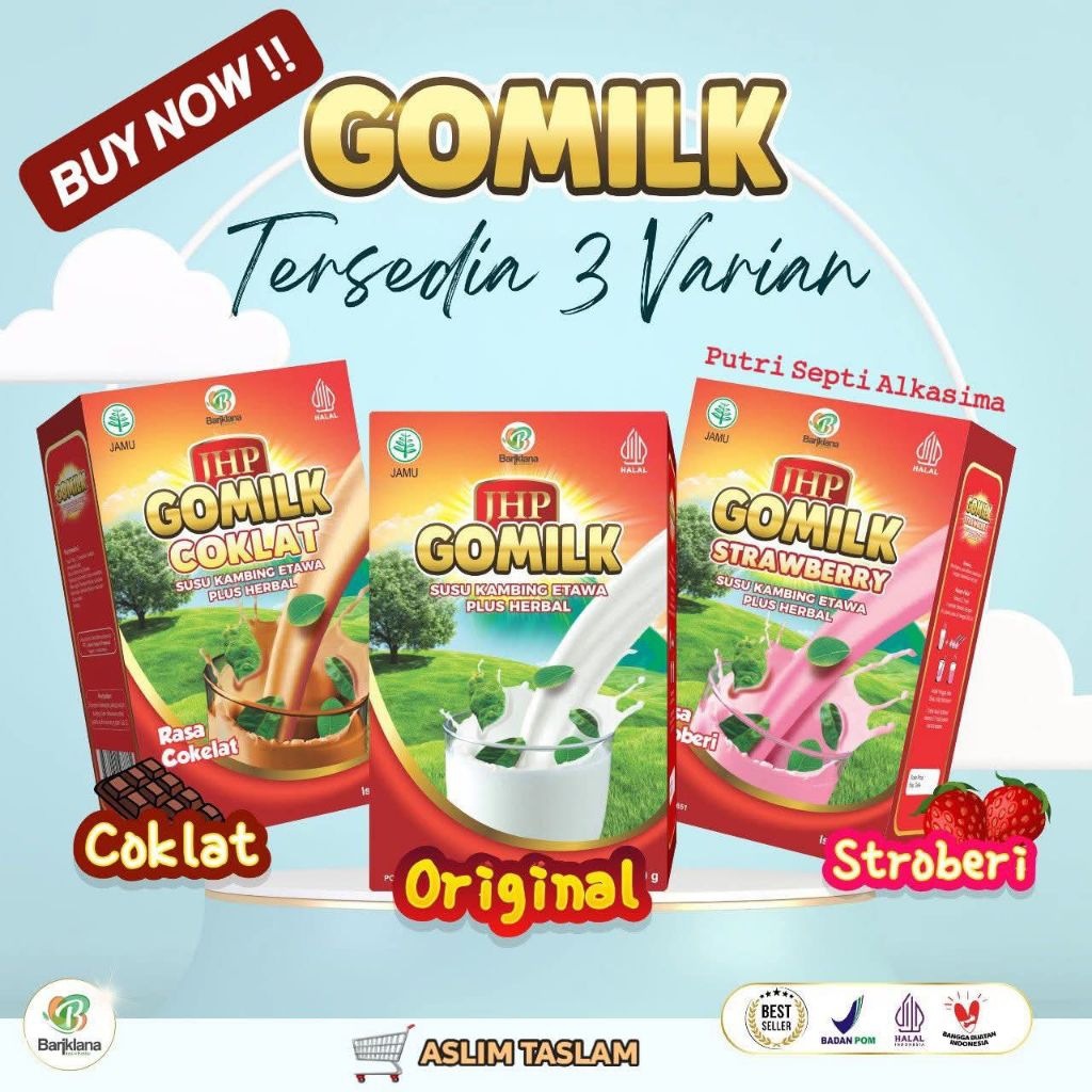 

GOMILK Susu Kambing Etawa Plus Herbal