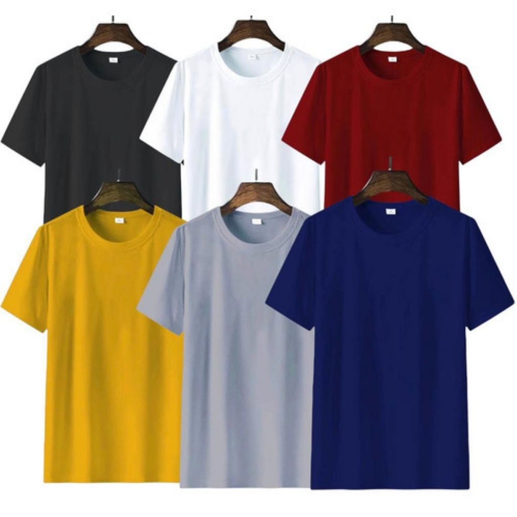 Baju Polos Pria Kaos Polos Pria dan wanita bahan katun