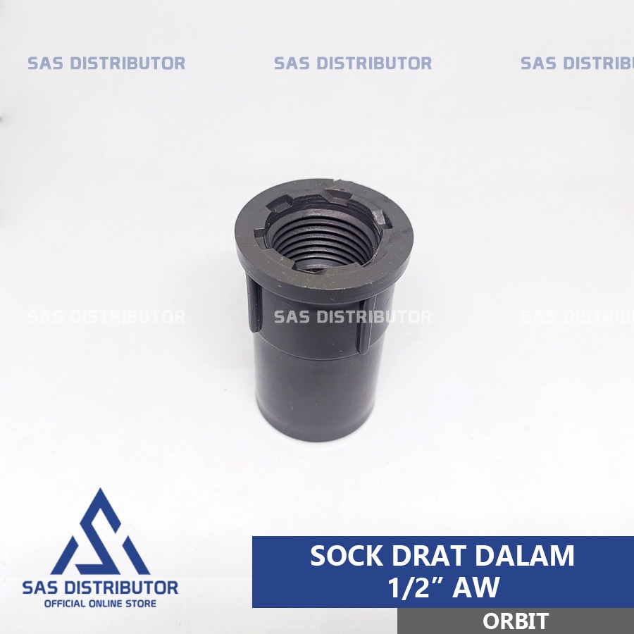Sok Drat Dalam 1/2" inch AW VOSCAR / SDD 1/2" in PVC Orbit / Faucet Socket 1/2 / Sock Drat Dalam 0,5