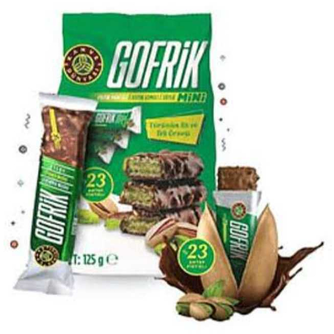 

GOFRIK Premium Milk Chocolate With Pistachio KAHVE DÜNYASI Cokelat Dubai Turkiye